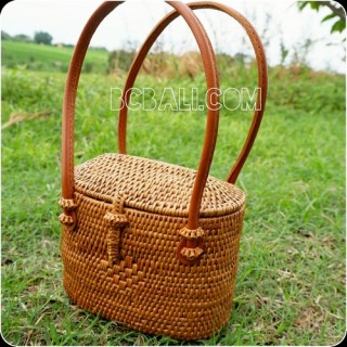 small coin purses bag ladies bag ata grass full hand woven